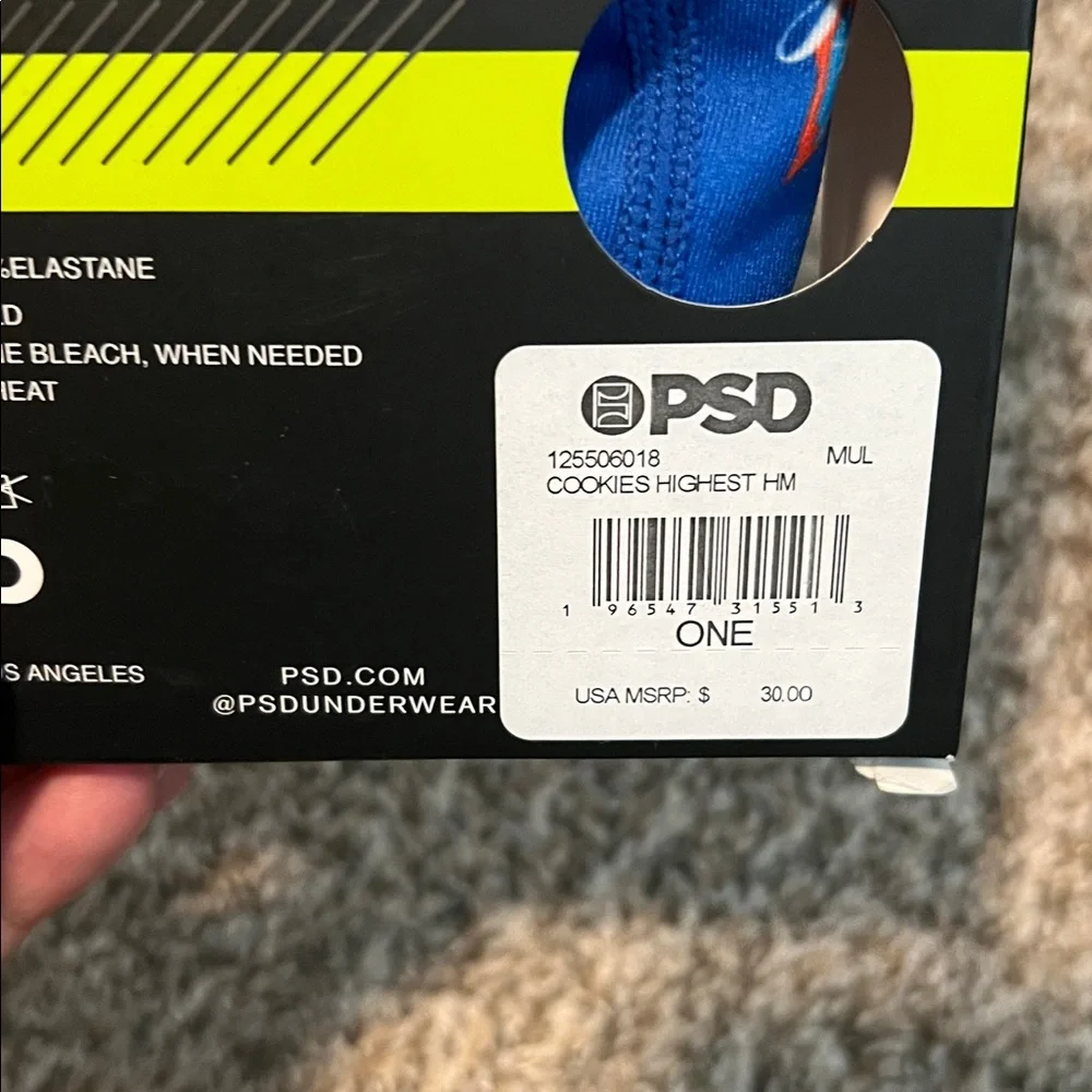 PSD Blue and Red Cookies Hooded Mask